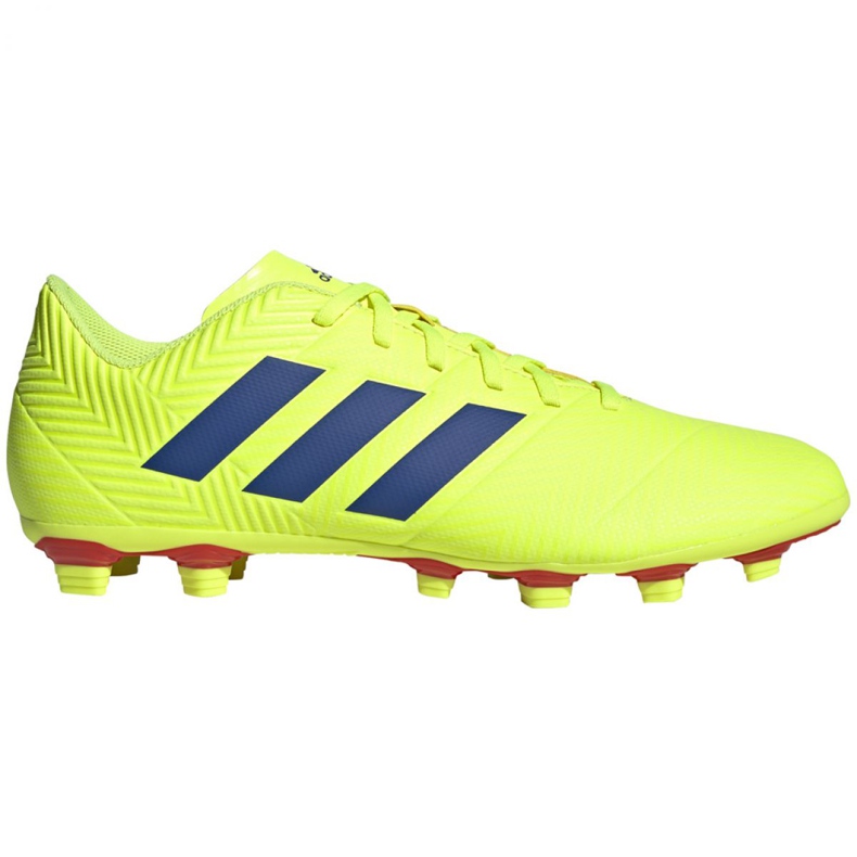 Ghete de fotbal Adidas Nemeziz 18.4 FxG M BB9440 galben galben