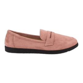 Comer Mocasini din piele de căprioară roz Comer Mocasini din piele de căprioară roz