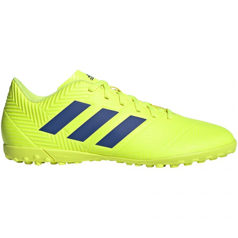 Ghete de fotbal Adidas Nemeziz 18.4 Tf M BB9473 galben galben