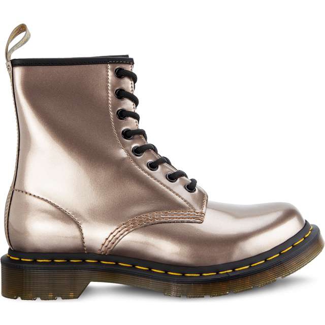 Dr. Martens 1460 Vegan Chrome Rose Aur galben multicolor