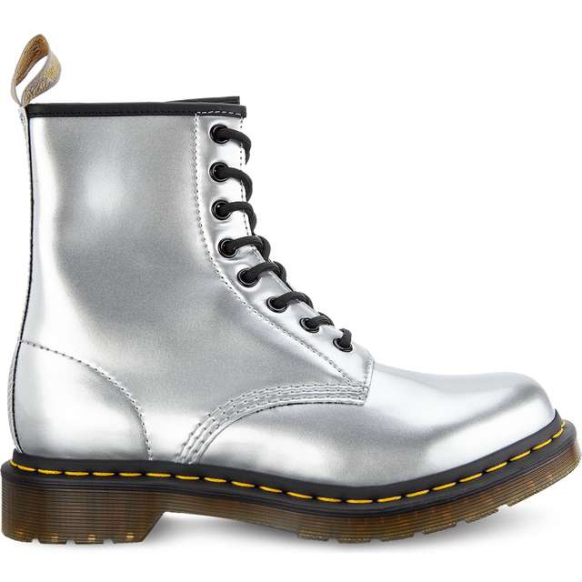 Dr. Martens 1460 Vegan Chrome Silver gri