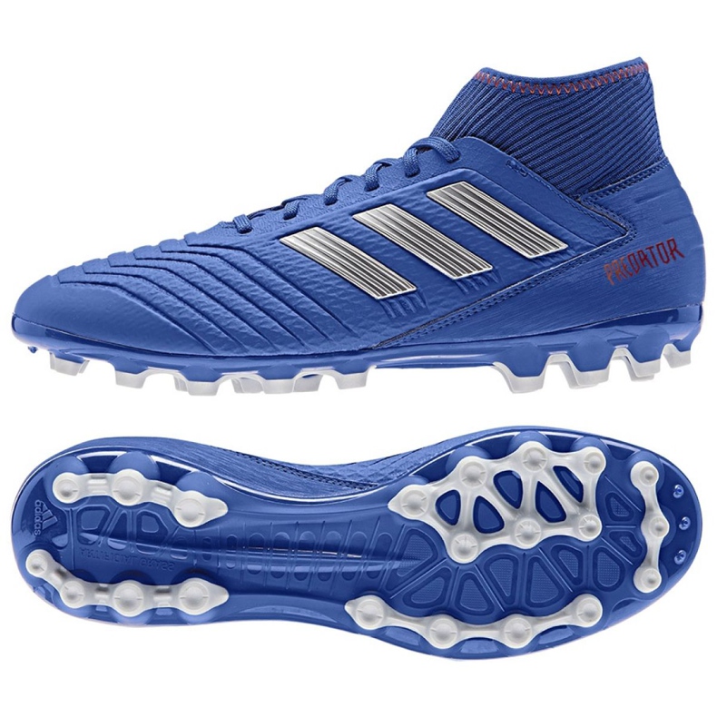 Ghete de fotbal Adidas Predator 19.3 Ag M BC0297 albastru albastru