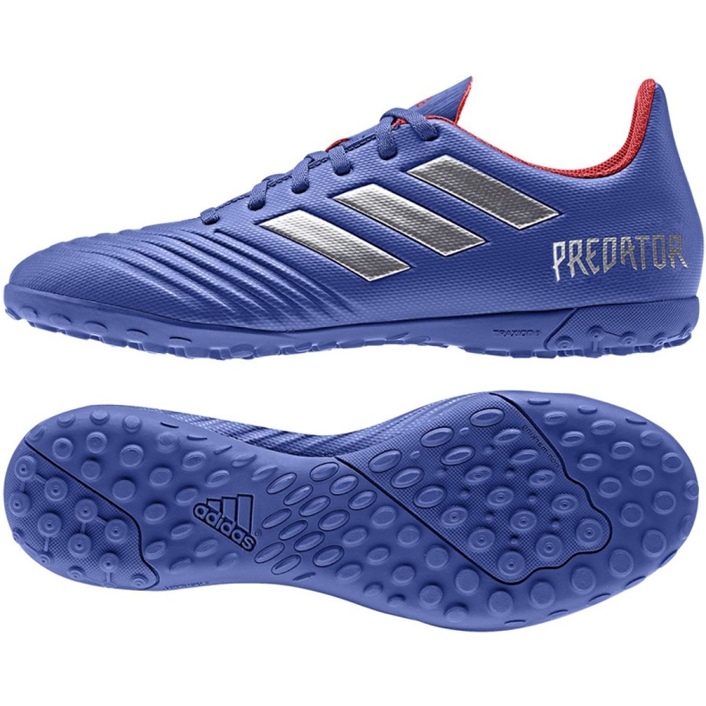 Ghete de fotbal Adidas Predator 19.4 Tf M BB9085 albastru albastru