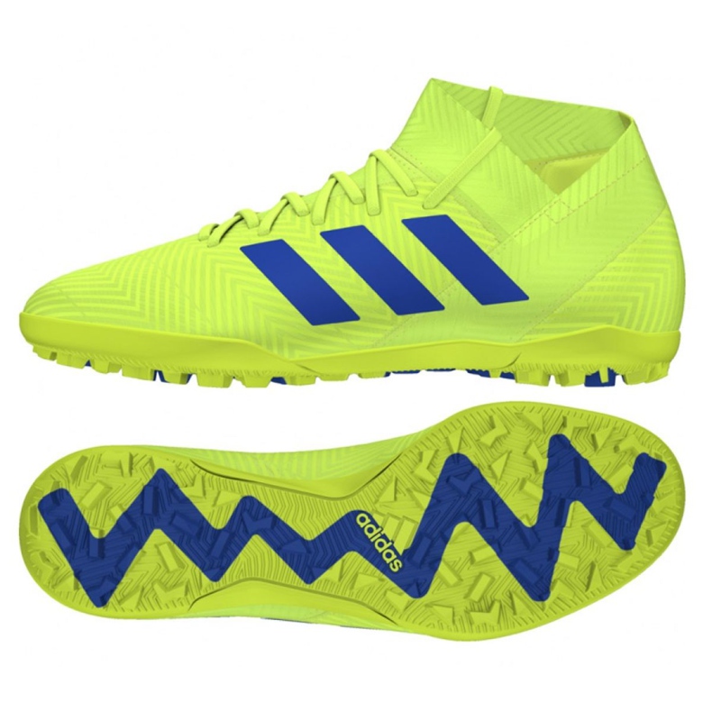 Ghete de fotbal Adidas Nemeziz 18.3 Tf M BB9465 galben galben Ghete de fotbal Adidas Nemeziz 18.3 Tf M BB9465 galben galben