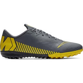 Pantofi de fotbal Nike Mercurial Vapor X 12 Academy Tf M AH7384-070 negru gri