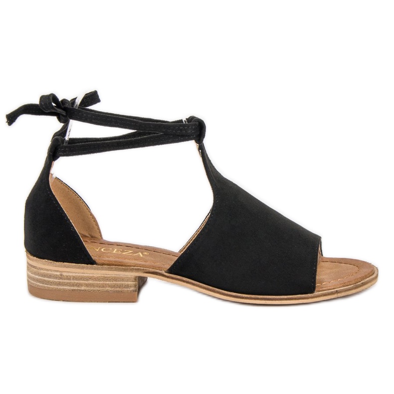 Sandale negre VINCEZA negru