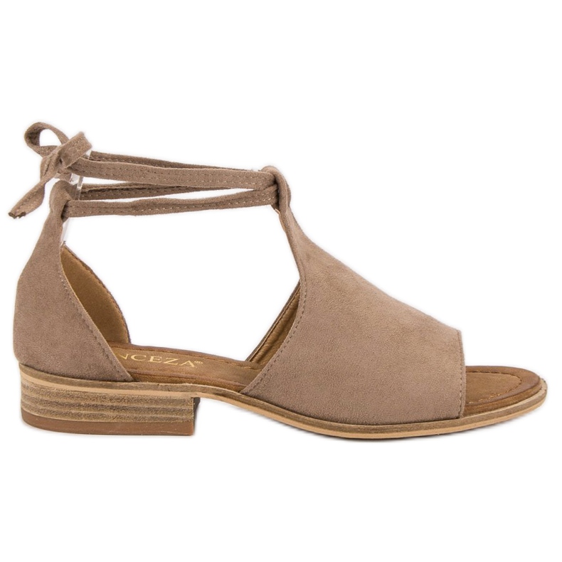 Sandale bej VINCEZA