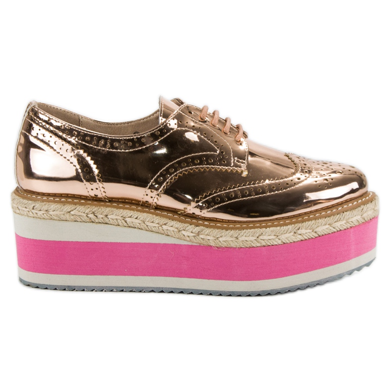 Corina Pantofi cu pană la modă galben