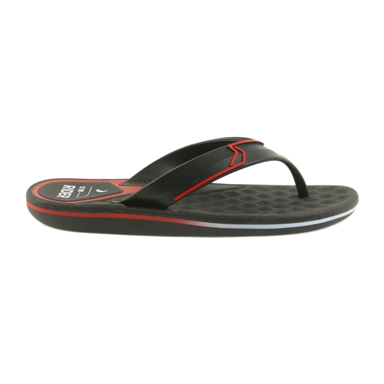 Flip-flops bărbați Rider 11315 pentru bărbați negru roșu