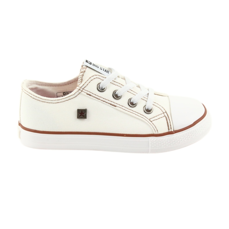 Adidașii pentru copii Big Star Legate 374085 White alb
