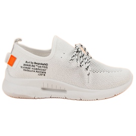 Mckeylor Pantofi sport de alunecare alb