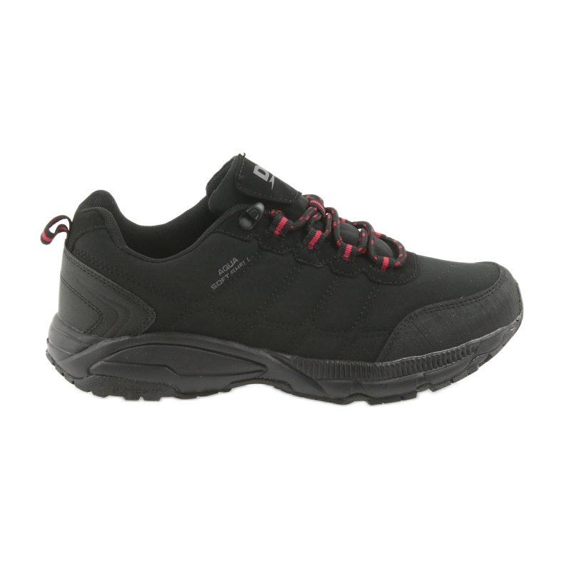 DK 18378 trening softshell negru roșu
