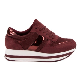 Bestelle Adidași la modă bordeaux multicolor roșu Bestelle Adidași la modă bordeaux multicolor roșu