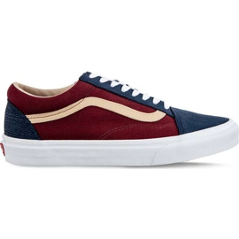 Vans Vechi Skool Vmn Textured Suede Port Sailor Albastru multicolor