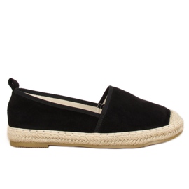 Espadrile negre pentru femei A615-ESP-1 Negre negru