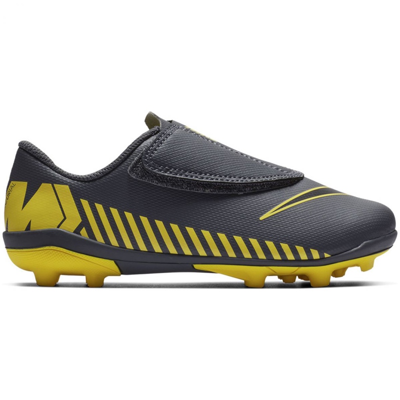 Pantofi de fotbal Nike Mercurial Vapor 12 Club PS (V) Mg Jr AH7351-070 multicolor gri