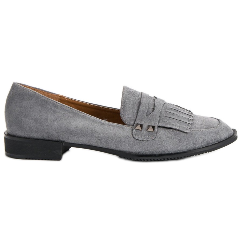Sergio Todzi Mocasini pe toc plat gri