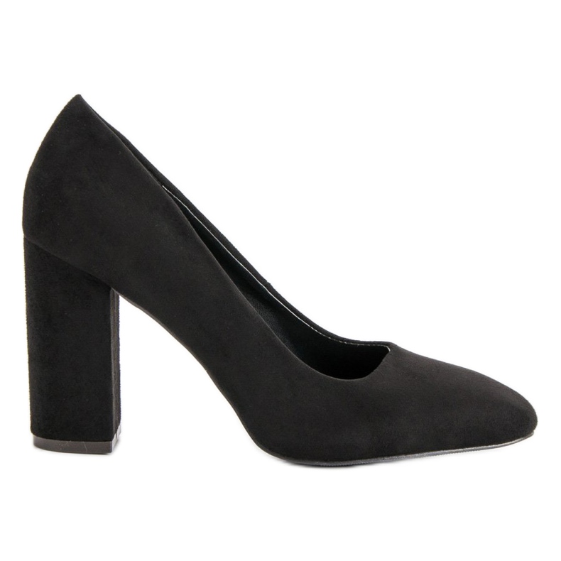 Sweet Shoes Pompe din piele de căprioară pe un stâlp negru