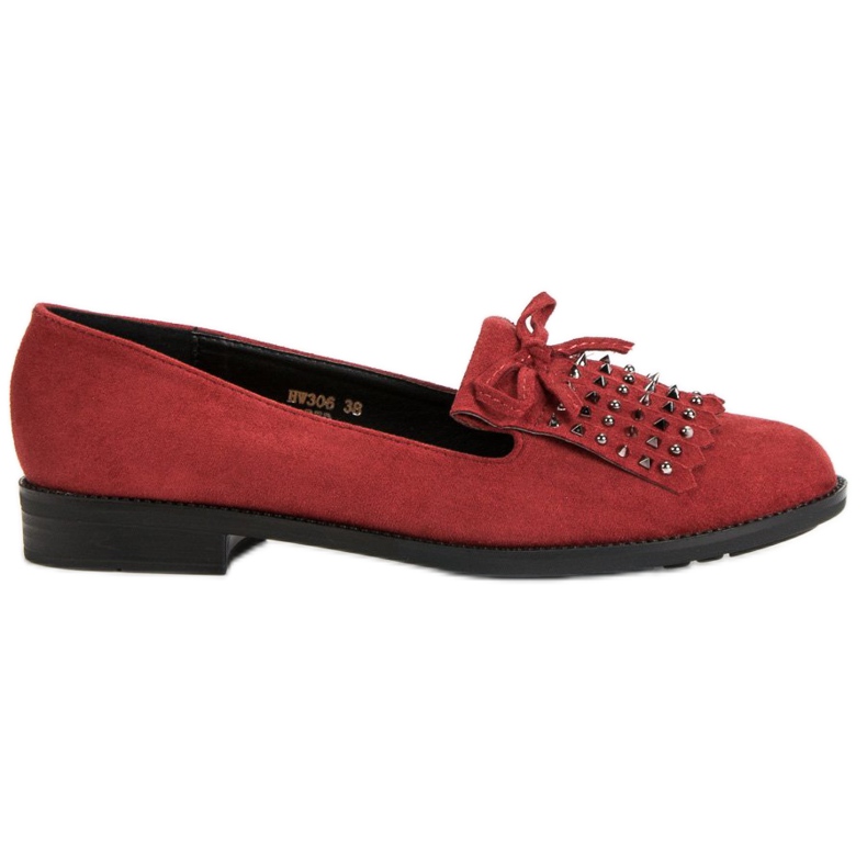 Sergio Todzi Mocasini din piele de căprioară roșu Sergio Todzi Mocasini din piele de căprioară roșu