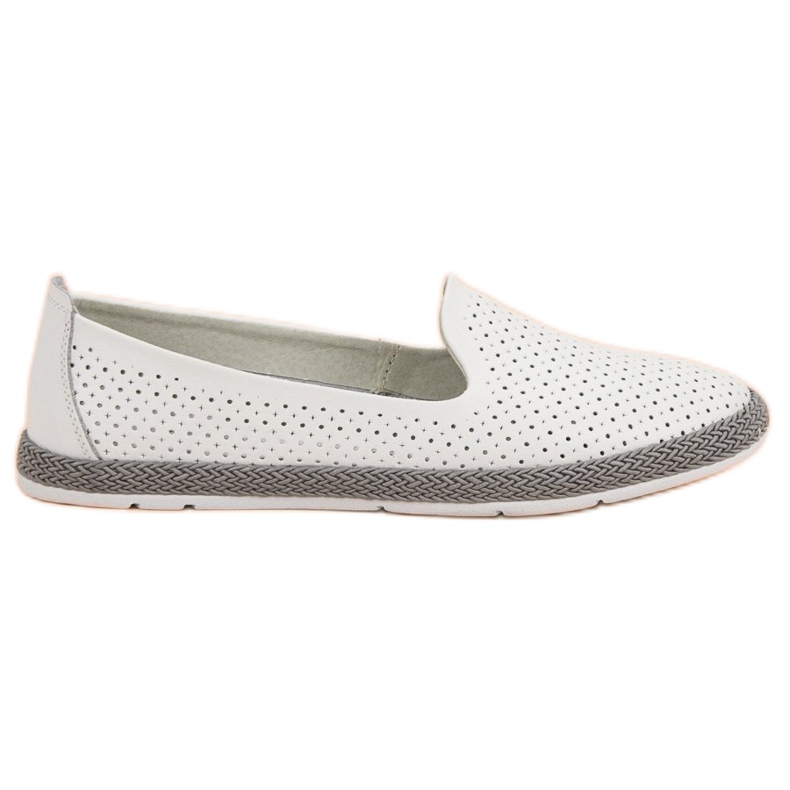 Filippo Lordii ajurati din piele alb Filippo Lordii ajurati din piele alb