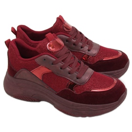 B318-18 Încălțăminte de sport claret Wine Red roșu B318-18 Încălțăminte de sport claret Wine Red roșu