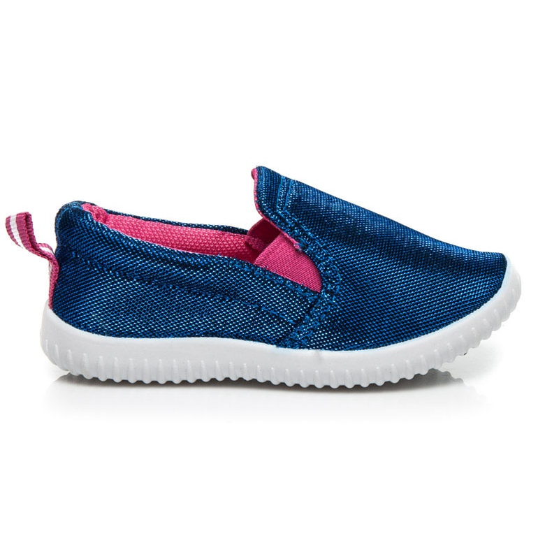 Haker O alunecare strălucitoare albastru