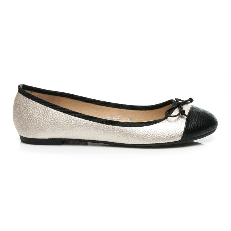 Bestelle Balerine în două culori galben