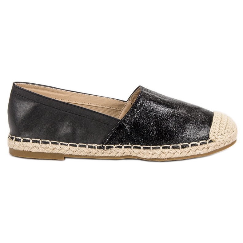 Queentina Espadrile negre negru