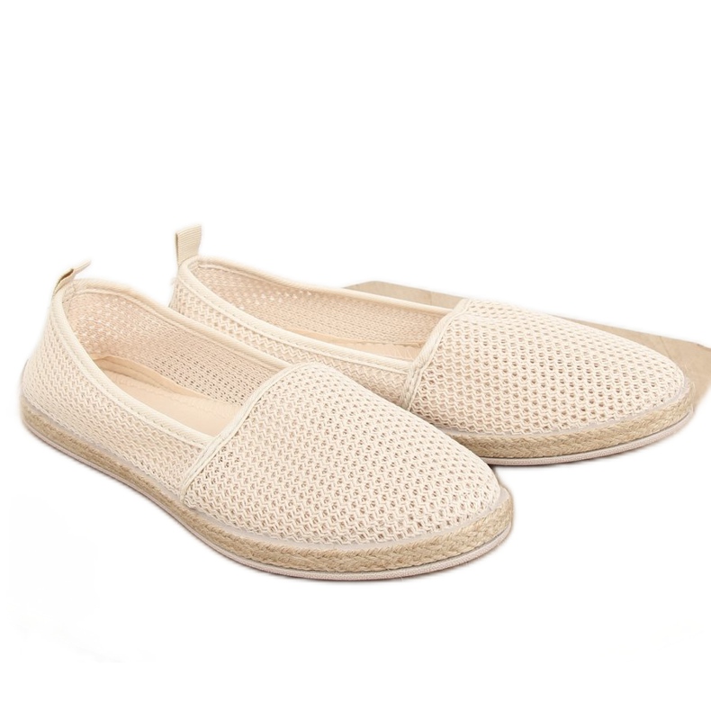 Espadrile din plasă bej JX1029 Bej Espadrile din plasă bej JX1029 Bej