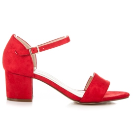 Poti Pati Sandale cu cataramă roșu Poti Pati Sandale cu cataramă roșu