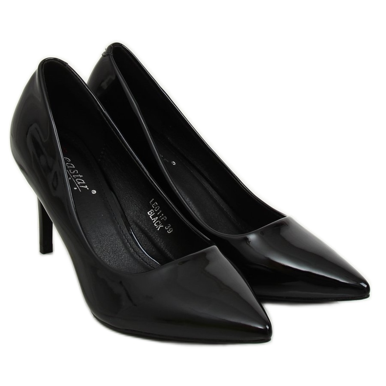 Tocuri înalte pentru femei negre LE011P Negru