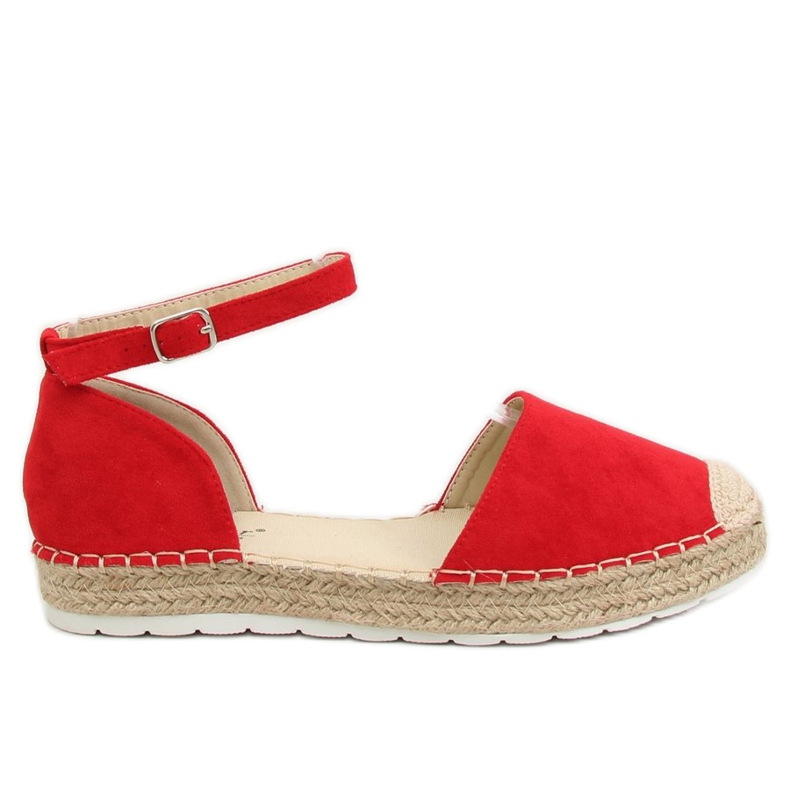 Espadrile pentru femei roșii JH85 Roșu Espadrile pentru femei roșii JH85 Roșu