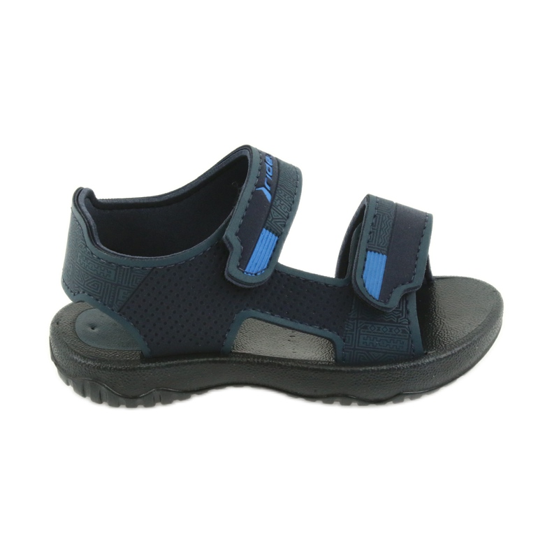 Rider Sandale pentru copii din spumă 82673 Navy Blue Velcro albastru