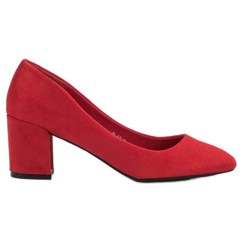 Ideal Shoes Pompele roșii pe un stâlp roșu
