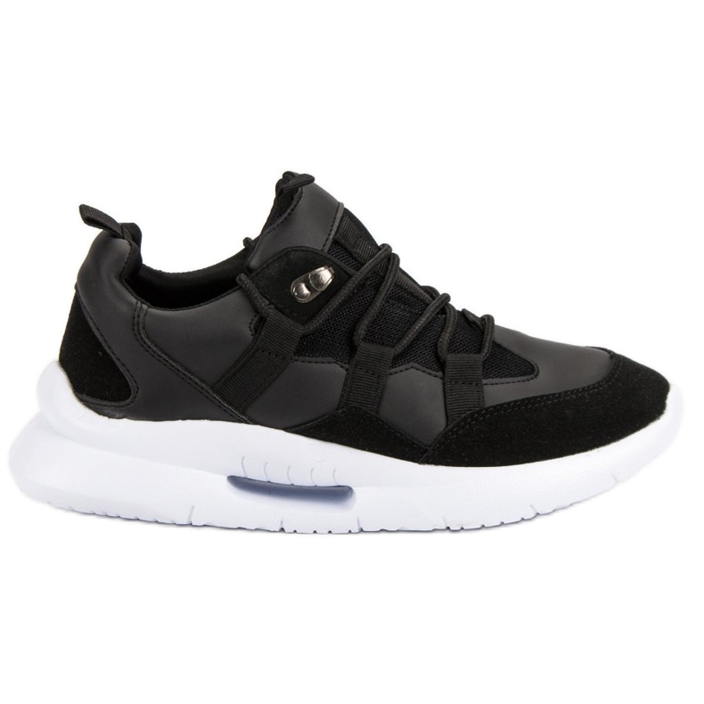 Adidași de culoare roșie deschisă negru
