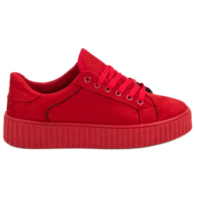 Seastar Red Suede Creepers roșu
