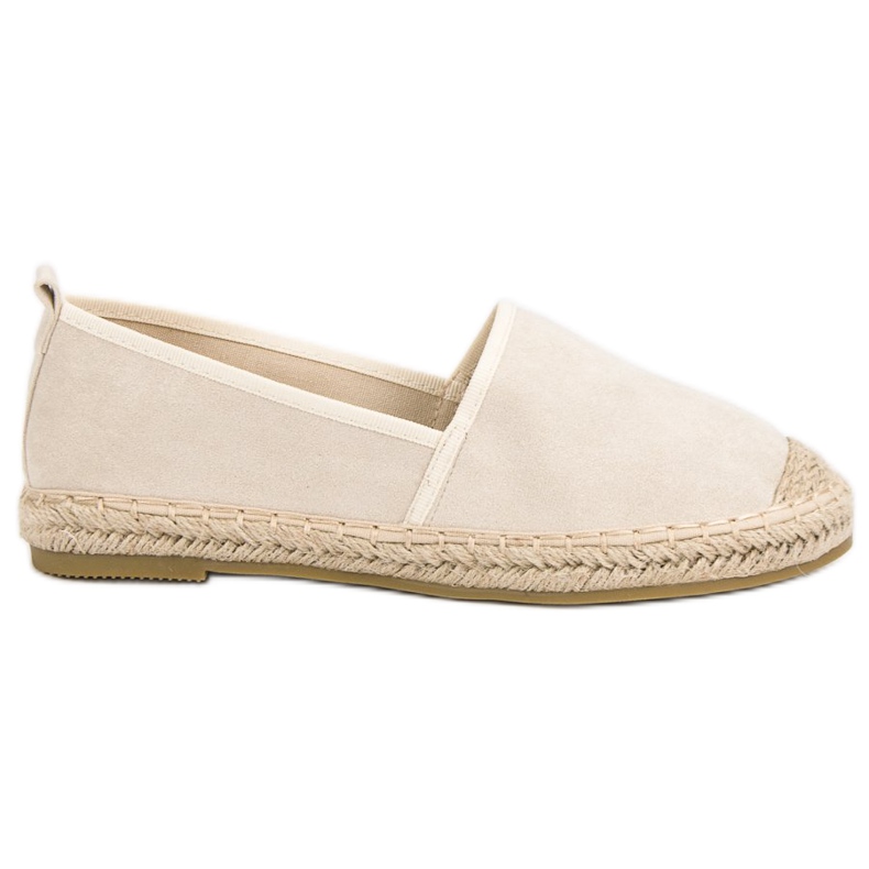 Bestelle Espadrile din piele de căprioară galben