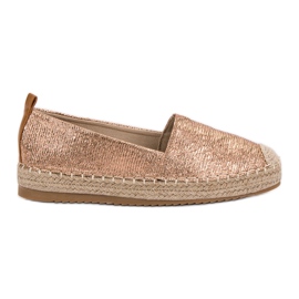 Small Swan Espadrile strălucitoare galben Small Swan Espadrile strălucitoare galben