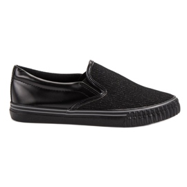 Muto Adidași negri alunecați negru Muto Adidași negri alunecați negru