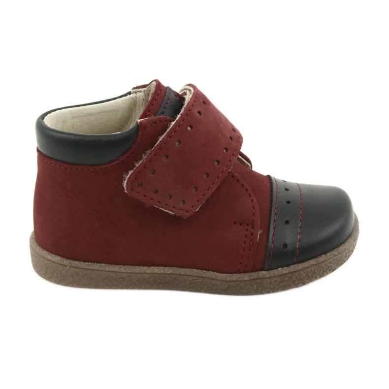 Ren But Băieți din piele cu Velcro 1535 Burgundy Ren, dar roșu Ren But Băieți din piele cu Velcro 1535 Burgundy Ren, dar roșu