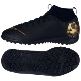 Pantofi de fotbal Nike Mercurial SuperflyX 6 Academy Gs Tf Jr AH7344-077 negru negru