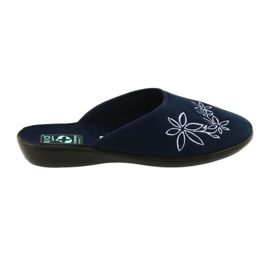 Papuci pentru femei Adanex 23931 papuci bleumarin