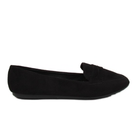 Mocasini balerini negri JM6655Q Negru