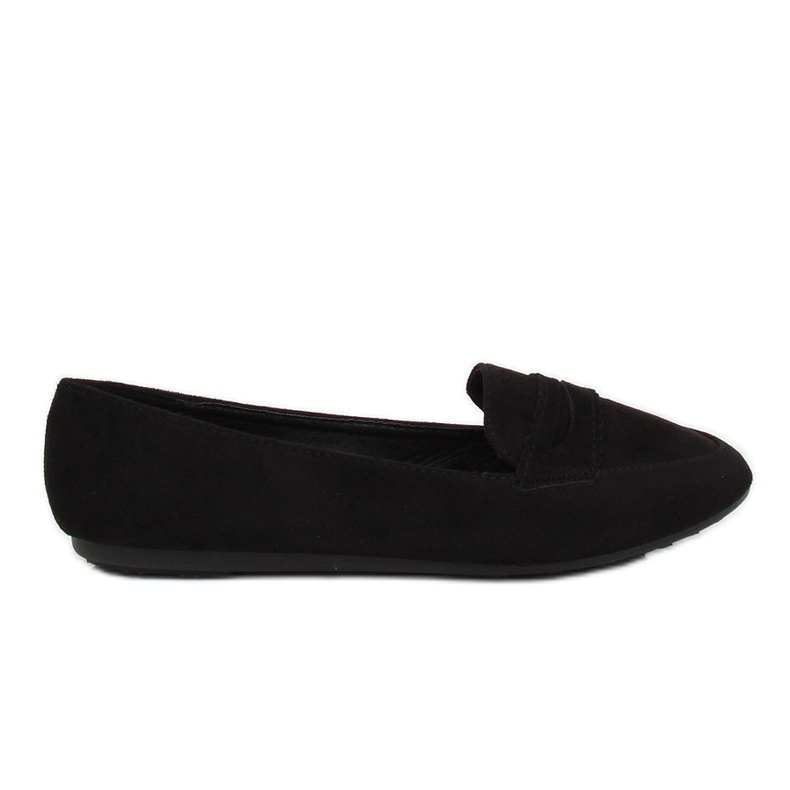 Mocasini balerini negri JM6655Q Negru