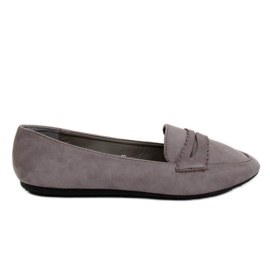 Mocasini balerini gri JM6655Q Gris