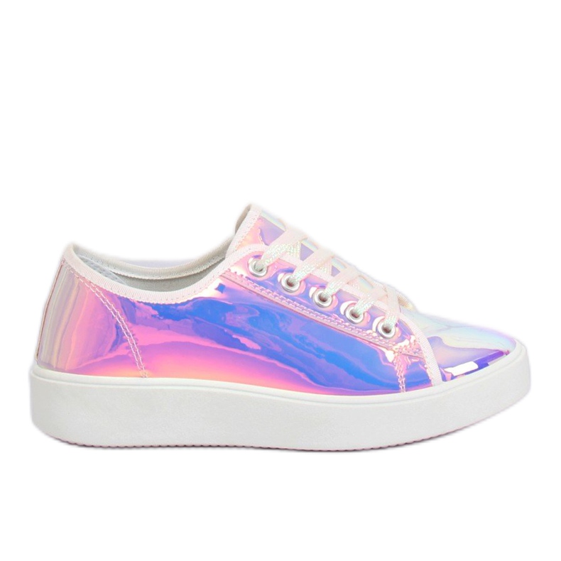 FZ09 Adidași roz pe benzină