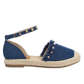 Espadrile din denim albastru CH-1K211 Albastru albastru marin Espadrile din denim albastru CH-1K211 Albastru albastru marin