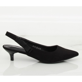 Pompe cu călcâi negru negru B-43 Negru