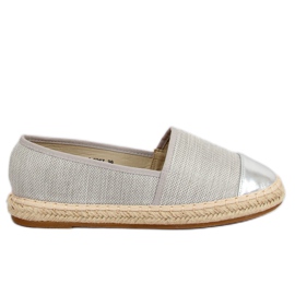 Espadrile din pânză gri A-9267 Gri Espadrile din pânză gri A-9267 Gri