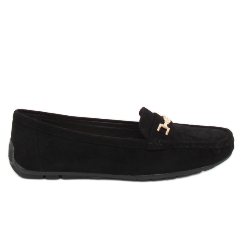 Mocasini negri pentru femei R819 Negru